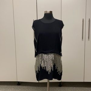 Parker Black 100% silk mini